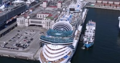 Sun Princess recibe primer bunkering de GNL en Nápoles