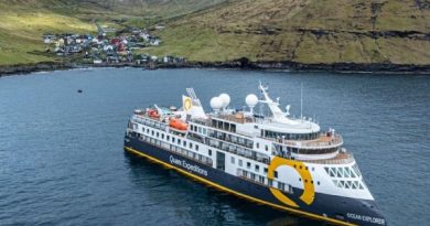 Ocean Explorer recala por primera vez a Torshavn y Funningur en Islas Feroe