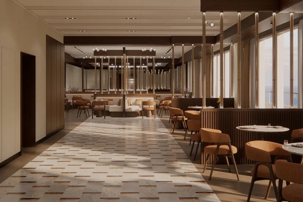 Difunden imágenes digitales sobre The Bistro a bordo de Crystal Grace