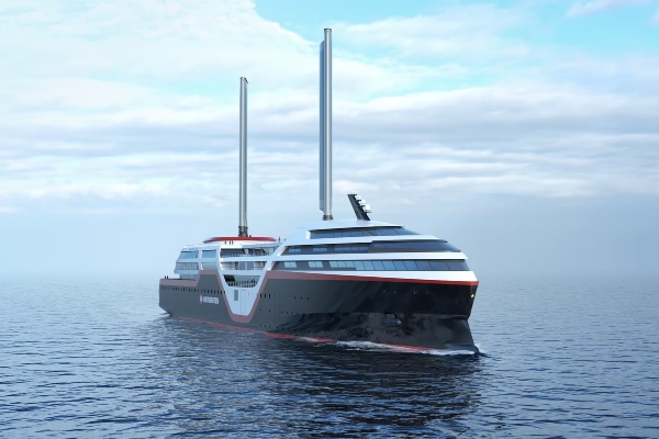 Barco que planea Hurtigruten avanza en camino a un transatlántico sustentable