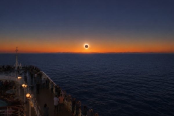 Pasajeros del Ciudad de Granada podrán presenciar eclipse de agosto en el mar
