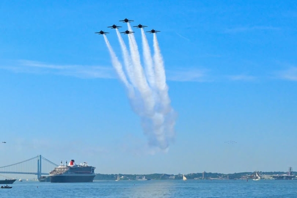 Queen Mary 2 protagoniza celebración del 250° aniversario de Estados Unidos