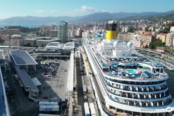 Italia: Cruceros comenzarán a recibir energía en tierra en Savona
