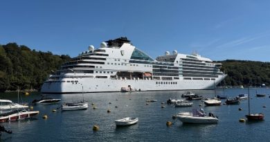 Seabourn Ovation hace recalada inaugural a Cornualles en viaje de Copenhague a Nueva York