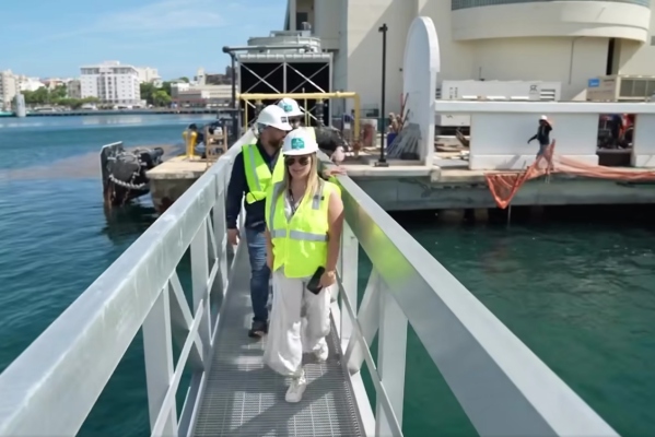 Director de APPR visita avances de nueva terminal en San Juan de Puerto Rico