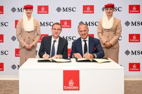 Emirates y MSC Cruises extienden acuerdo para cruceros con vuelo