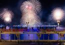 Asuka II y Asuka III se reúnen en el mar de Kumano para observar el Gran Festival de Fuegos Artificiales