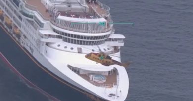 Tripulante herido de crucero Disney es evacuado en helicóptero en Canadá