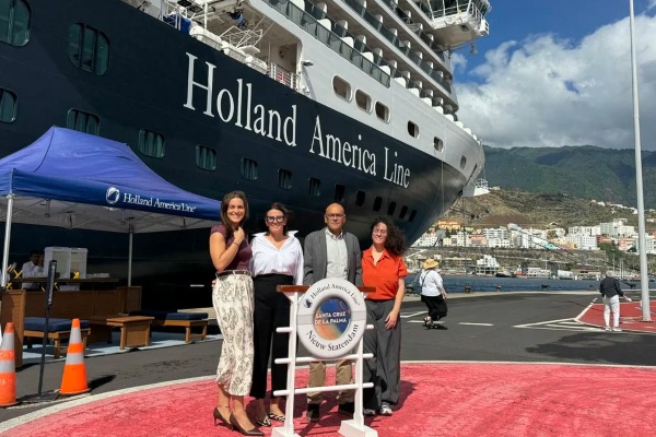 La Palma suma nuevo hito gracias a visita de barco de Holland America Line