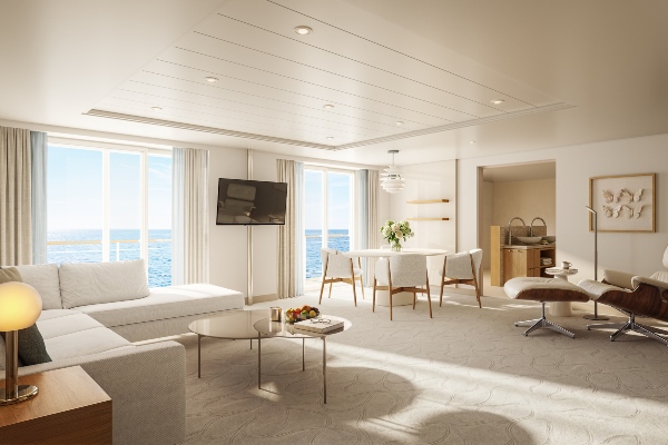 Hapag-Lloyd Cruises entrega detalles de remodelación de suites en el Europa 2