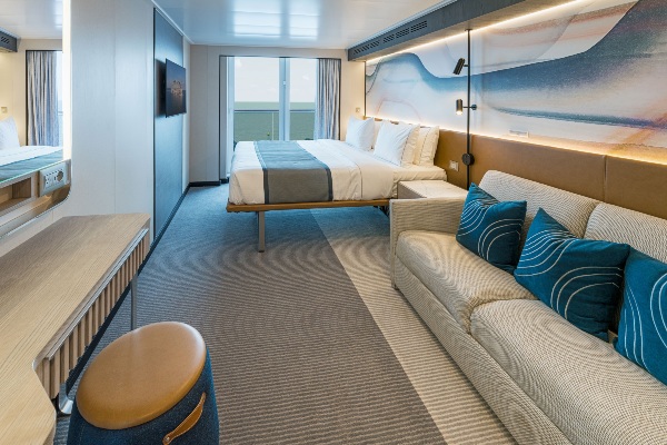 Norwegian Bella presenta cabinas y contará con The Haven