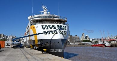 Siete cruceros hacia la Antártida arriban a Puerto de Montevideo