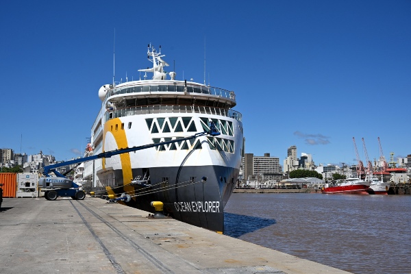 Siete cruceros hacia la Antártida arriban a Puerto de Montevideo